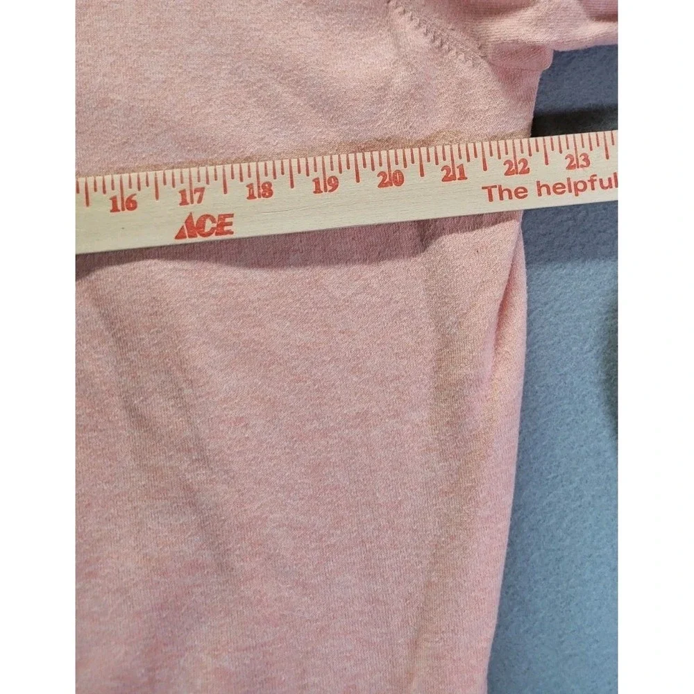 Lands End Cardigan Sweater Women's Size‎ XLT (18) Full Button Up Crew Neck Pink